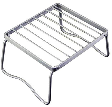 Mini-Outdoor-Edelstahl-Klappgrill, tragbarer Edelstahl-BBQ-Grill, Küchenzubehör für den Heimpark