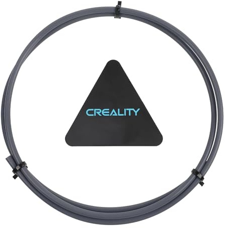 Creality Offizielle Ultra-glatte PTFE Bowden Schlauch (1M), 2mm ID PTFE Teflon Schlauch für 1.75mm Filament, Hitzebeständig, Hohe Schmierung, Ender 3 Serie/3V3 SE/3V3 KE/K1/K1 Max/K1C/FDM 3D Drucker