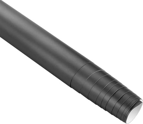 10/30 x 100 cm PVC-Vinylfolie, matt, Satin-Aufkleber, dekorative Autofolie für Auto, LKW, Motorrad, Laptop, Zubehör (Grau, 30 x 100 cm)