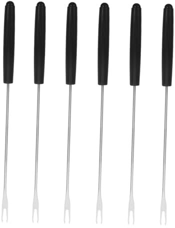 UTHCLO 6pièces Fourchettes à Fondue Fourchettes à Tremper Pour Cuisson Brochettes Pour Barbecue Au Fromage Pour Chocolat Brochettes à Dessert