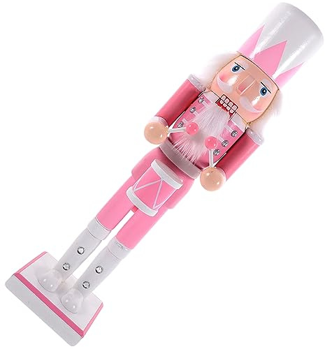 PartyKindom Figura De Soldado Cascanueces De Madera Soldado Cascanueces Navideño Decoración para Ventanas Obsequio De Navidad Manualidades