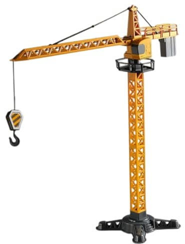 Csafyrt Spielzeugkran 40 6 x 38 1 x 5 1 cm Legierung Simulation Konstruktionsspielzeug Spielset für Kleinkinder Kinder Jung