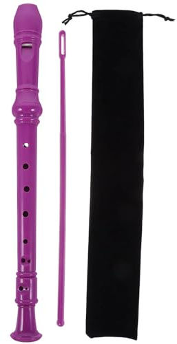 Blockflöjt High Pitch Recorder Instrument 8 håls sopranflöjt Nybörjarvänligt klart ljud Utsökt elegant design