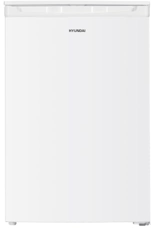Hyundai Congelatore verticale bianco HCV855501E, capacità 80 litri, sistema ciclico, 4 stelle, porta singola direzione, basso livello sonoro, efficienza energetica classe E