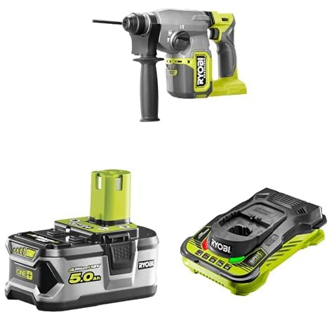 Ryobi RSDS18BL-0 Cordless Brushless SDS+ Drill + 5ah Battery & Charger