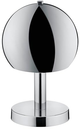 Trio Leuchten Tischleuchte Boccia 519300106, Metall Chrom, exkl. 1x E27, Silber