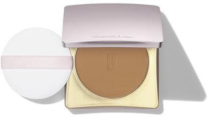 Elizabeth Arden, Flawless Skincaring Pressed Powder, Cipria Compatta per Viso, Polvere Fissante Trucco Effetto Mat, Tono Medium/Deep, 9,9 g