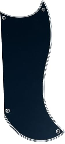 Für Gibson SG Custom 3 Pickup Style Gitarre Pickguard Teile (5-lagig, schwarz)