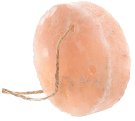 Toddmomy Salzleckstein für Kleintiere mit Mineralien Natursalz Hängesalzblock 8x2cm für Kaninchen Hamster Meerschweinchen Tiergerechte Nahrungsergänzung