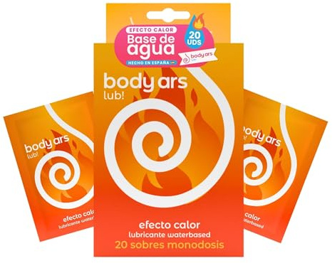 Gel Lubricante Íntimo Monodosis Base Agua Natural Para Parejas Discreto Higiénico Portátil Seguro Estimulante Suave Pack Viaje Ahorro Profesional Caja Sobres Lubricante (20u, Efecto Calor)