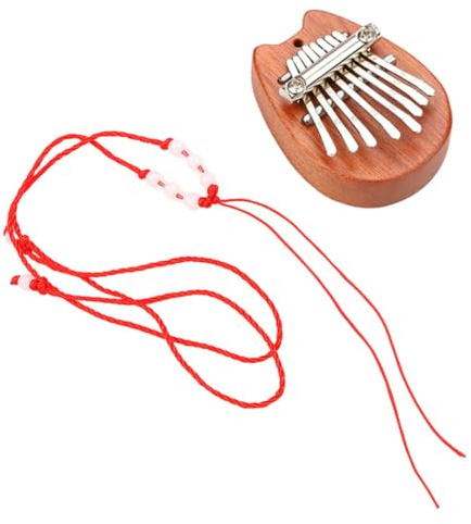 BESPORTBLE Kalimba Daumenklavier aus Holz Tragbares Thumb Piano Kleines Fingerklavier Kompakte Melodischer Klang Professionell Verarbeitet für Musikliebhaber und Einsteiger