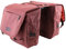 Contec Fahrrad Tasche, Doppeltasche - Via.Tour Double RT - 32 Liter, mit vormontiertem Racktime Snap-it Adapter, wasserabweisend, Farbe Rot, E-Bike