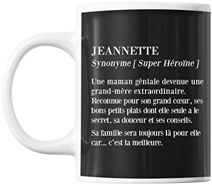 Mug Jeannette Mamie Définition