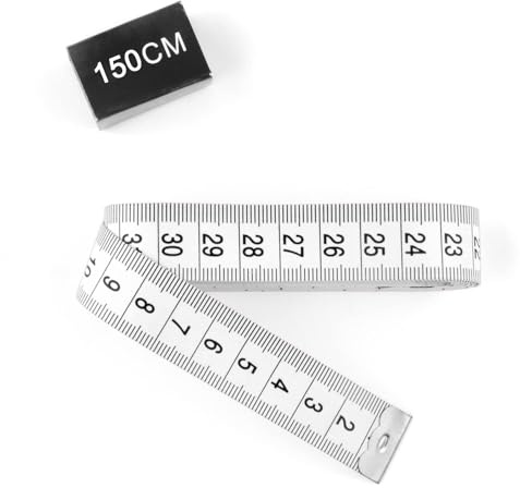 WINTAPE Mètre ruban de couturière - 150 cm - Blanc