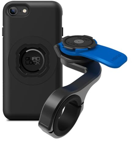 QUAD LOCK Out-Front PRO Fahrrad-Handyhalterung Kit mit iPhone SE (3. / 2. Gen) MAG Hülle