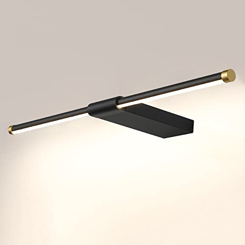 Jadssox LED Linear Badezimmerspiegelleuchte Minimalistische Waschtischlampe, 3-Farbmodus Langstreifen-Waschtischleuchte, Wand-WC-Spiegellampen Badspiegel-Frontbeleuchtung über dem Spiegel