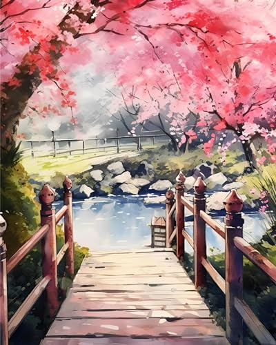 CICISTORY Peinture par Numéros Adulte DIY Adulte Peinture par Numéros Adulte Peinture par Numéros Kits sur Toile Mer Acrylique Aquarelle Peinture 40x50cm sans Cadre