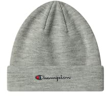 Champion Lifestyle Caps (806064) - Recycled Acrylic Knitted Yarn Embroidered Script Logo Mütze, Grau Melange (NOXM), Einheitsgröße Unisex - Erwachsene FW24, Grau Meliert (NOXM), One Size