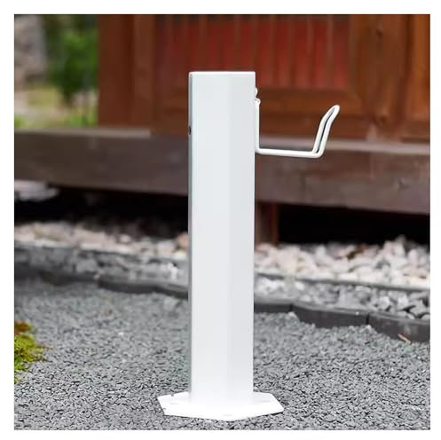 Edelstahl-Sechsecksäulen-Außenbrunnen-Gartenschlauchhalter mit Messinghahn, isolierte und frostsichere unabhängige Säule for den Gartenhof (Color : Style 2, Size : Without Faucet)
