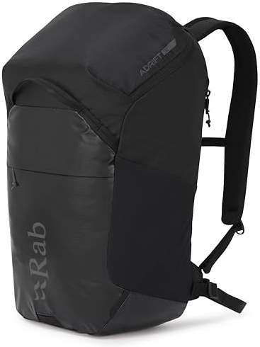 Rab Adrift 30 Everyday Backpack for Trekking, Climbing, & Biking - Black - Medium