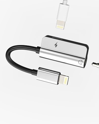Kefiany Adaptateur Lightning vers Jack 3,5 mm avec Charge Rapide et Audio de Haute Qualité pour iPhone et iPad