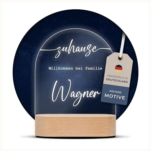 Amari ® Personalisierte Nachtlampe Bogen mit Foto, Individuelle Nachttischlampe, Niedliches Nachtlicht für Erwachsene & Kinder, Personalisierte Geschenke (Text, Bogen)