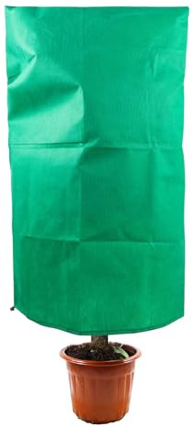 Chdnhe Housse pour arbre d'hiver | Protection avec fermeture éclair et cordon de serrage – Tissu froid réutilisable pour serre extérieure, cour, allée, jardin, ferme, pelouse, arbuste, fleurs en pot