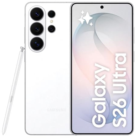 Samsung Galaxy S26 Ultra Smartphone AI, 1TB, 3 anni di Garanzia, Privacy Display Integrato, Processore Potente, Assistente Foto, Camera 200 MP, 5000 mAh, White [Versione italiana]