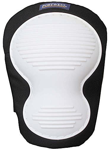 Portwest Non-Marking Knee Pad, Color:White, Size:Adjustable, KP50WHR