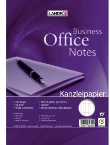 Landre Kanzleipapier Office A3/A4 80 g/qm rautiert ohne Rand