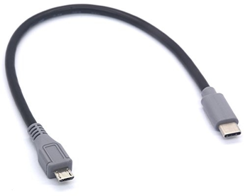 OpenII Short USB C to Micro USB C Cable, Type C Male to Micro USB B Male Extension Cord for Macbook, Dell XPS 13 15, Chormebook Pixel, Lenovo devices with USB-C Port (20 cm)