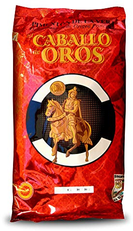 Pimentón de la Vera Ahumado Picante D.O.P. Caballo de Oros Bolsa de 1 kilo