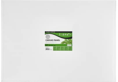 Daler-Rowney Simply Leinwand, 59,4 x 84,1 cm, 250 g/m², mittlere Körnung, Acryl- und Ölfarbe, säurefrei, ideal für Einsteiger Künstler und Hobbyisten