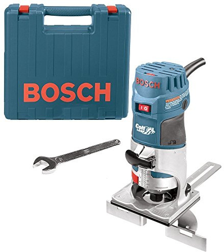 Bosch PR20EVSK-RT 1 HP Colt Variable Speed Electronic Palm Router Kit (Renewed)