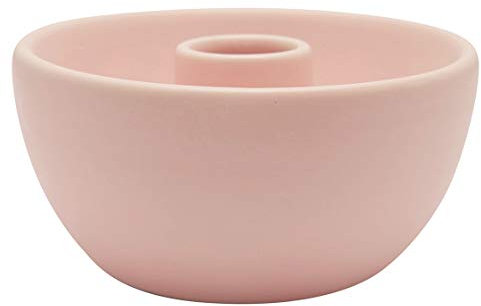 GreenGate - Candelabro - Redondo - Rosa pálido - Ø10 x H5 cm