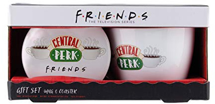 Paladone Central Perk - Juego de taza y posavasos (PP8410FR)