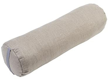 Gravity Yoga-Rolle Rolle mit einer Füllung aus Holzwolle und Silikonkugeln Yoga Bolster Rolle für Restorative Yoga Yogakissen mit Trageschlaufe 70 x 27 x 19 cm