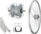 AGGRO-X 28 Zoll Aluminium Vorderrad Nabendynamo 19-622 Laufrad Felgenbremse 6V 3 Watt