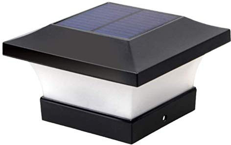 ViaGasaFamido Luz de Poste Solar para Exteriores 2 Unidades Led Impermeable Luces de Jardín con Panel Solar Integrado para Patio Pared Camino Exterior Decoración Exterior Seguridad
