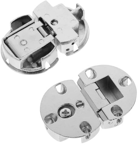 jojofuny 4pièces Charnières De Porte Alliage De Zinc Pour Meubles Charnières De Placard Robustes Et Anti-déformation Adaptées Pour Portes Armoire Et Mobilier Domestique