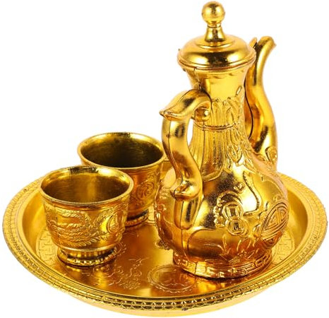 Cabilock Bottle Chalice Cup Jug Tea Offering Cup Retro Style Reusable for Ancestor Worship Buddhist Offerings