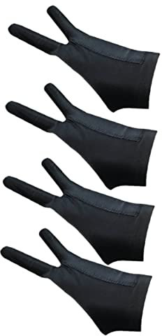 STOBOK 4pcs Artist Glove Drawing Tablet Gloves for Anti-slip Breathable Comfortable Material