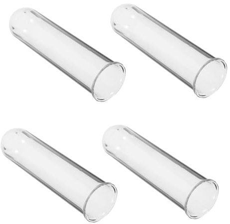 OSOLADY 4stücke Glas Wasserrohre Für Pflanzen Hydroponische Vase Für Terrarium Und Dekoration Stilvolle Glasbehälter Für Blumen Und Stecklinge Für Zuhause Und Büro