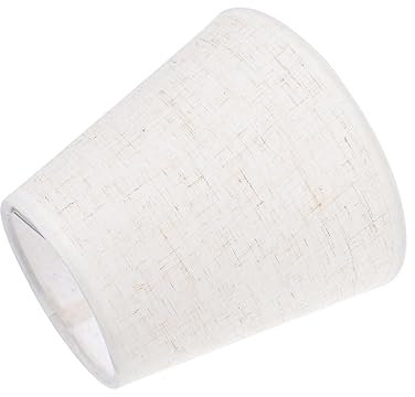 Angoily 1pezzi Paralume in Tessuto Con Clip Per Lampadina Copertura Lampada in Lino Resistente Per Lampade Da Terra Parete e Soffitto Accessorio Paralume Per Lampada Salotto e Piantana