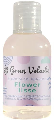 Esencia de Perfume Flower Lisse | Notas florales de violeta, azucena y fresia. Aroma fresco y exótico. Ideal para perfumes caseros y ambientadores. Equivalente Nº20. |