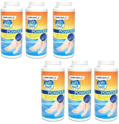 PRICE BEATER Foot Powder Odour Eliminator Talc, Natural Deodorizing Foot Care with Essential Oils, Absorbs Moisture, Soothes & Refreshes, Prevents Shoe & Sock Smell, (Pack of 6)