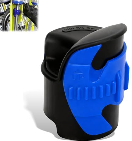 Generic Nettoyant pour Joint de Fourche de Moto, Outil de Nettoyage de Joint de Fourche de Moto, Anti-fuite, Outil de Réparation D'amortisseur pour Vélos (Bleu)
