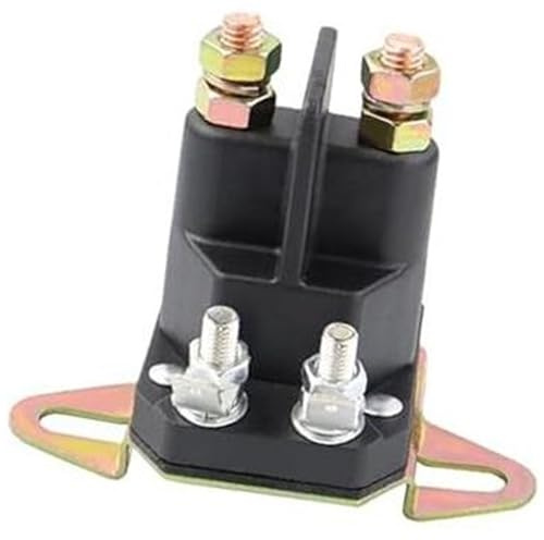 Clynex 435-700 Solenoide di avviamento 3 terminali 12V, for, for, 539101714 Trombetta 812-1221-211 854-1221-210 93265-9 93265WR Relè di avviamento per trattorino tagliaerba(Black 435-103)