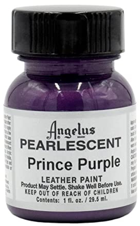 Angelus 28 ml läderfärg, 1 Fl Oz (paket med 1), prins lila