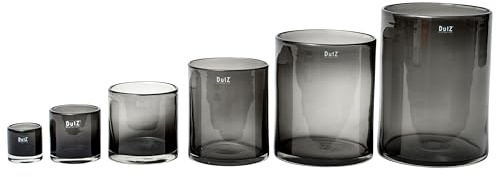 Vase Dutz Cylinder, Smoke (H14 D14)